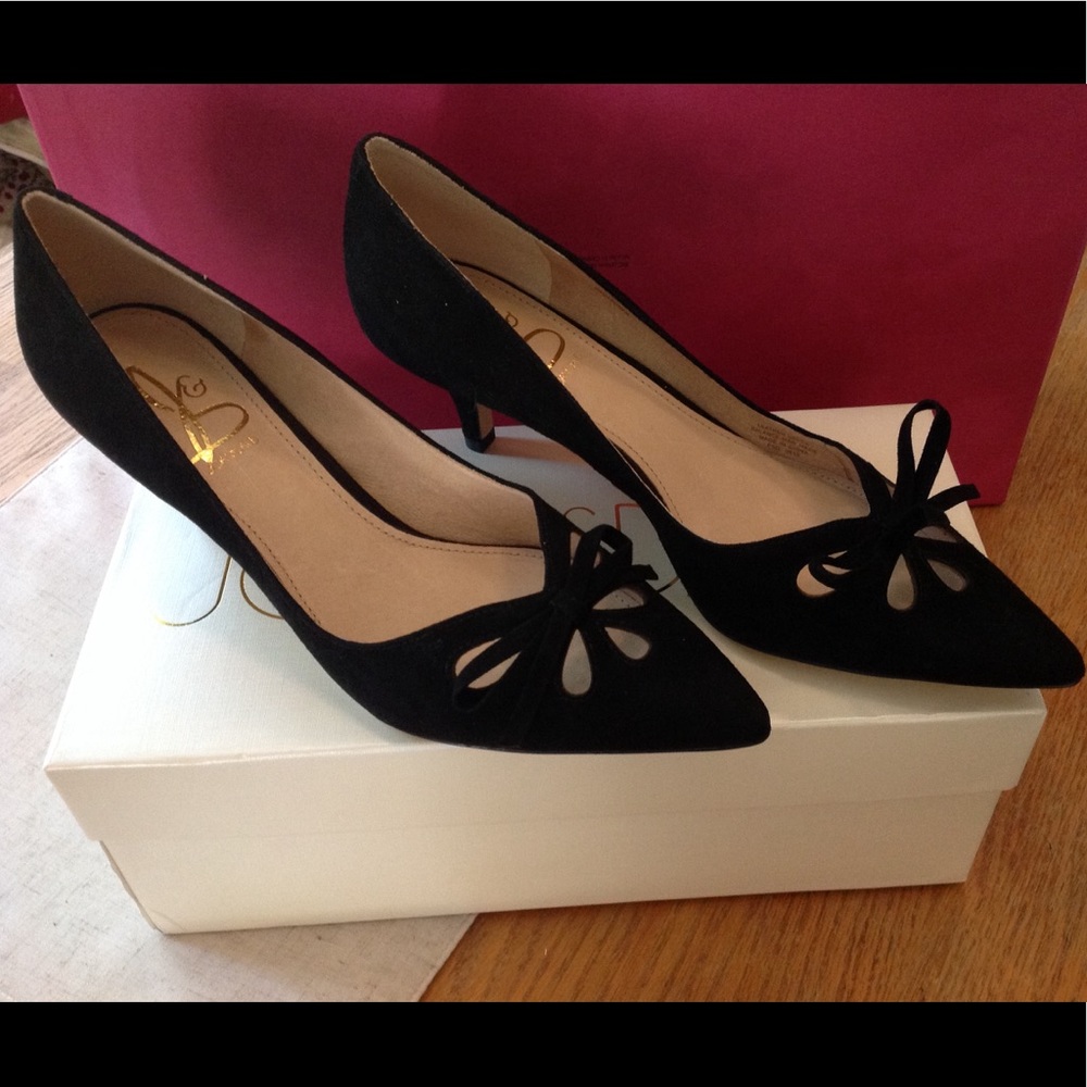 Joan & David Suede Heels